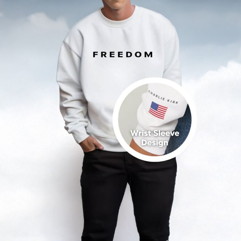 Charlie Kirk Freedom Sweatshirt - Turning Point USA Merch