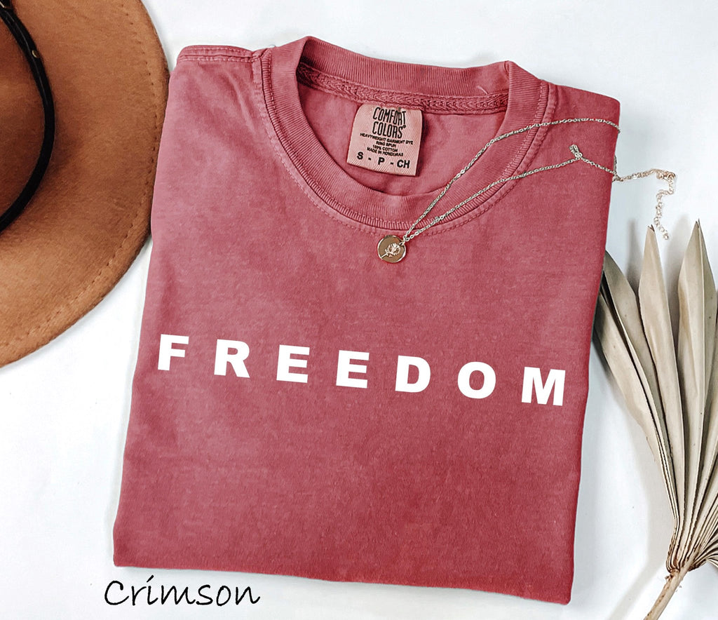 Charlie Kirk Signature T Shirt - FREEDOM - Turning Point USA Merch