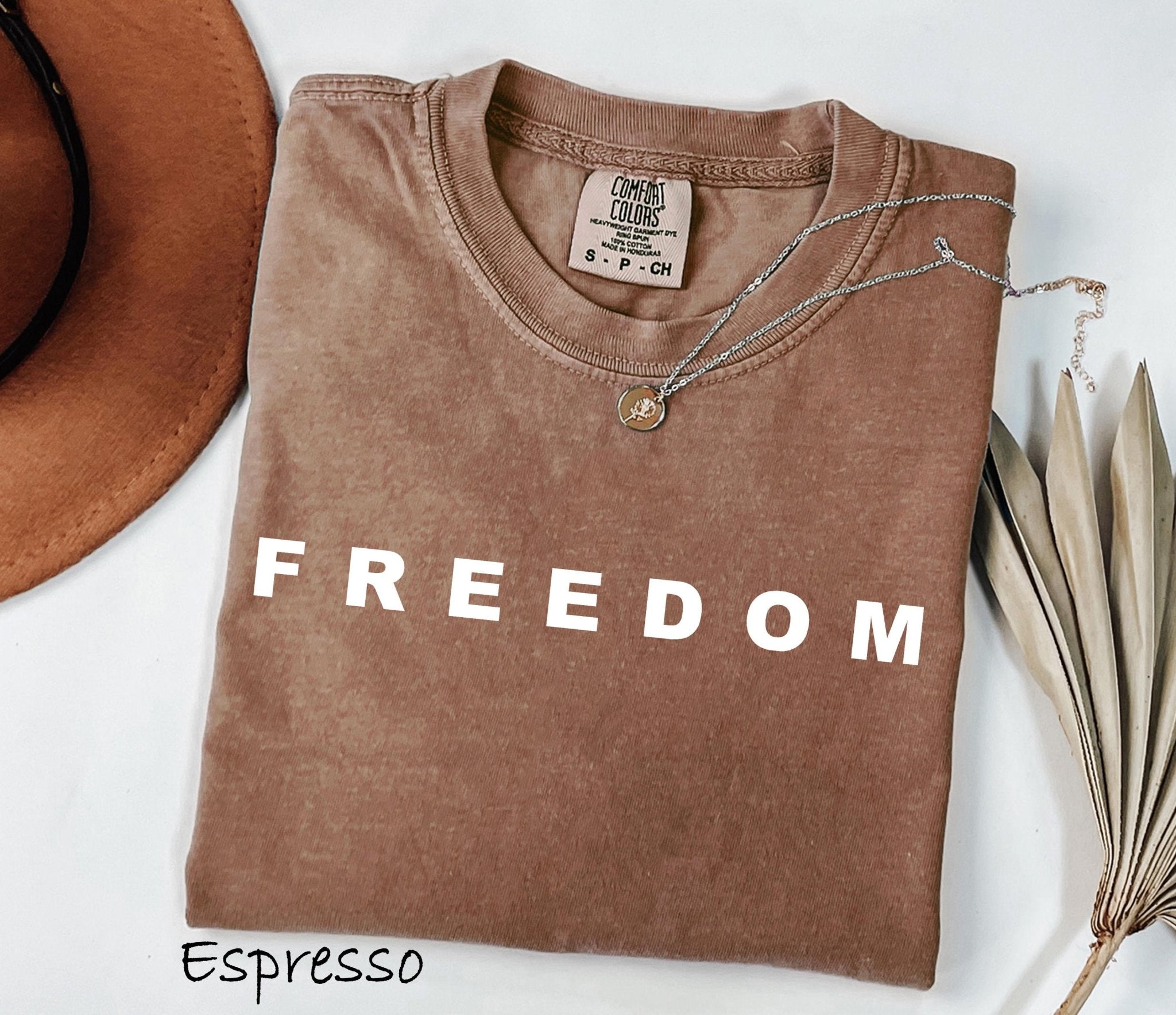 Charlie Kirk Signature T Shirt - FREEDOM - Turning Point USA Merch