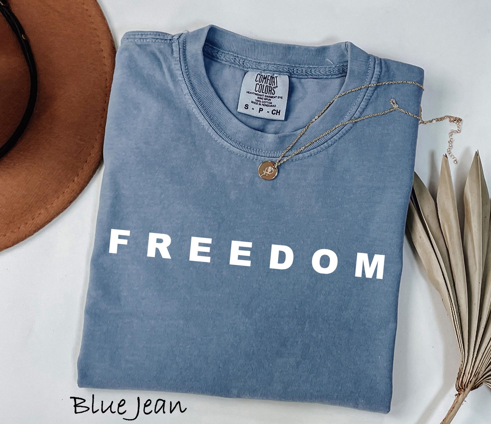 Charlie Kirk Signature T Shirt - FREEDOM - Turning Point USA Merch