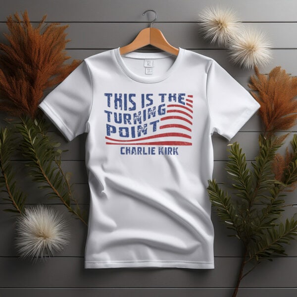 Charlie Kirk Sweatshirt – This Is The Turning Point Quote - My Store