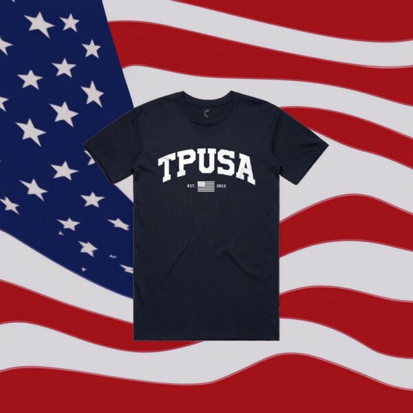Charlie TPUSA Collegiate Shirt - Turning Point USA Merch