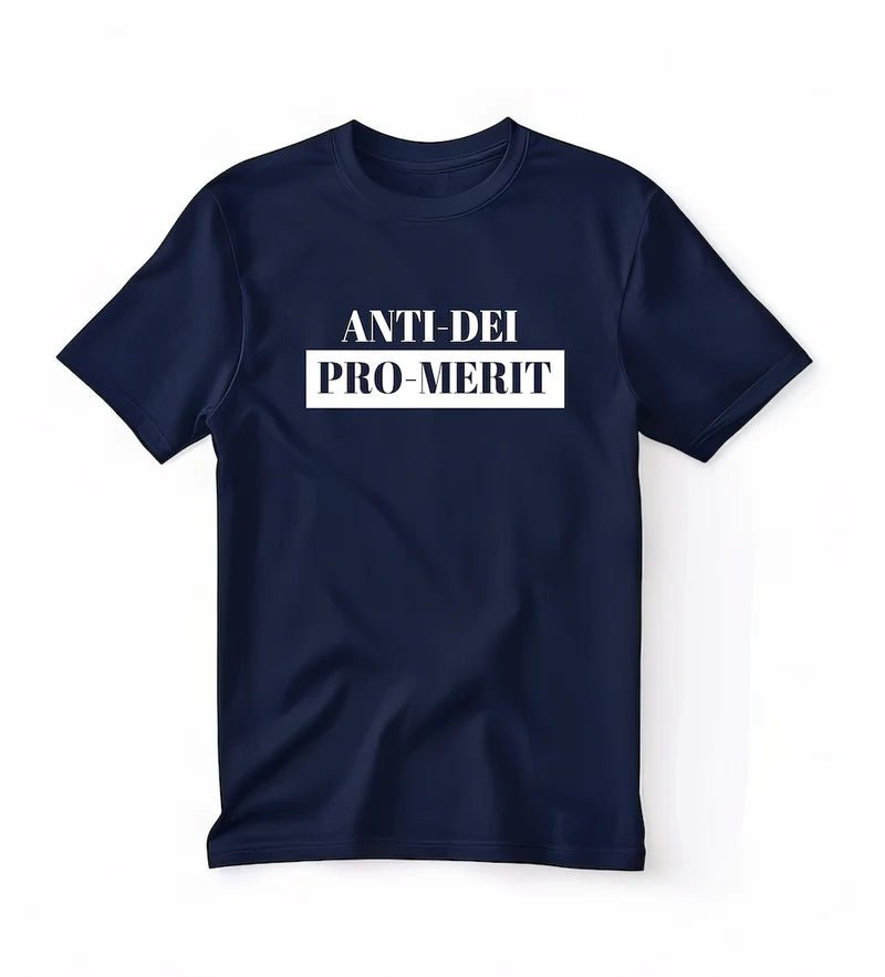 CharlieKirk Anti DEI Pro Merit Tee - My Store