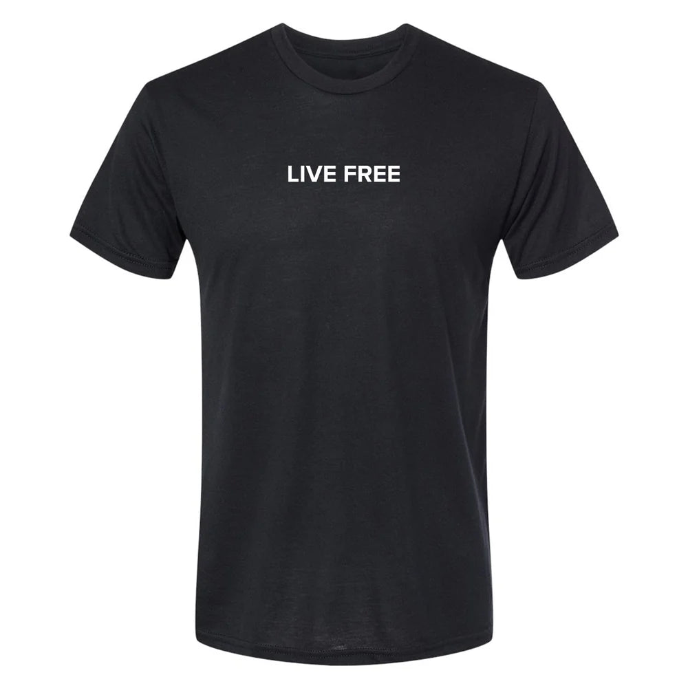 CharlieKirk Live Free Tee - Turning Point USA Merch