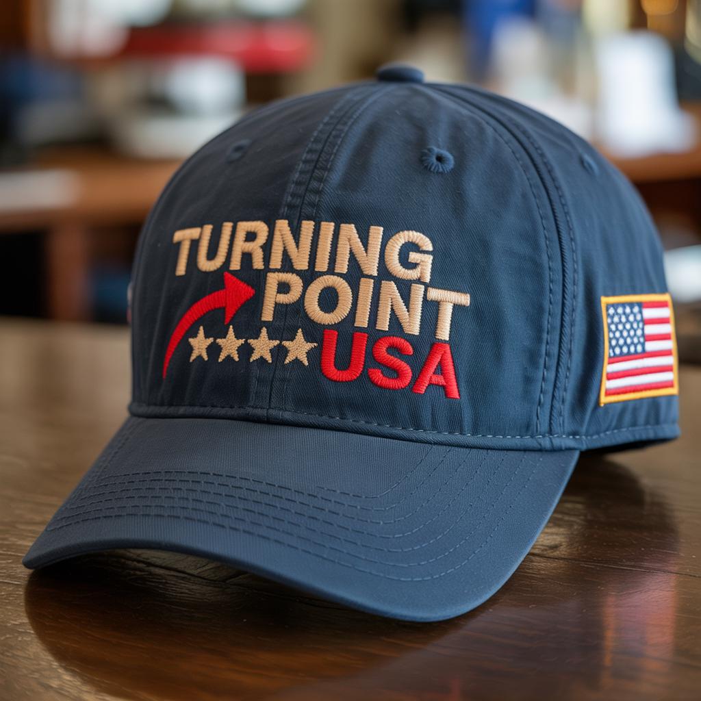 Embroidered Freedom Baseball Cap, Turning Point USA - Turning Point USA Merch