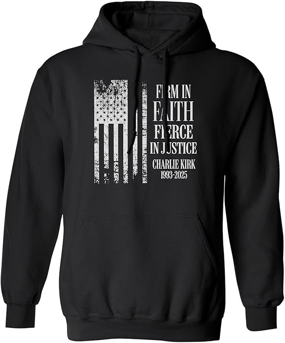 Firm In Faith Fierce In Justice Turning Point USA Hoodie - My Store