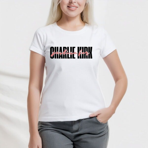 Justice for Charlie Kirk Shirt – Conservative Statement Tee - My Store