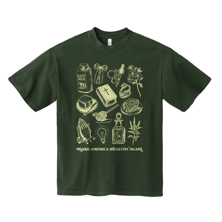 Make America Healthy Again T-Shirt Green - My Store