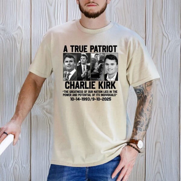 True Patriot Charlie Kirk T-Shirt - My Store