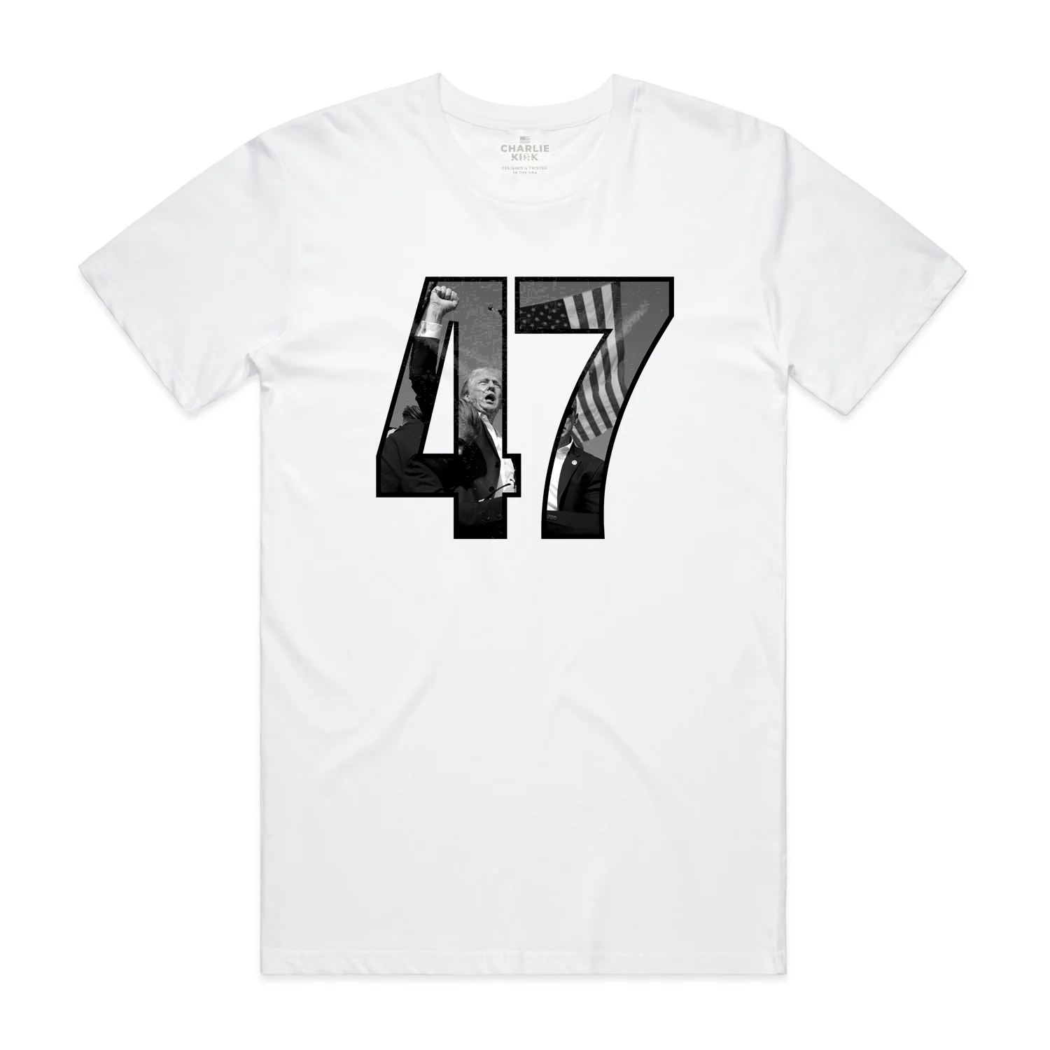 Turning Point USA Trump 47 Tee - Turning Point USA Merch